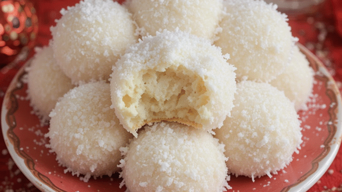 Melt in your mouth sweetened condensed milk snowball cookies