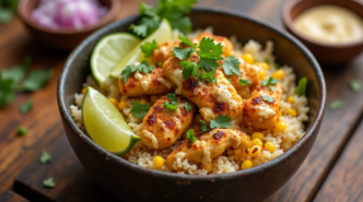 Chicken rice bowl recipe