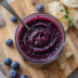 Homemade blueberry butter